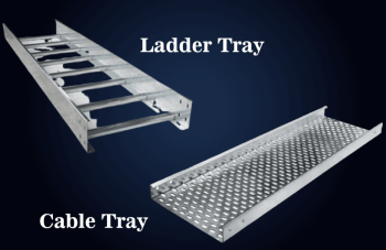 Cable ladder, cable tray, power supplies