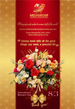 Best wishes for the “half of the world” in International Women’s Day